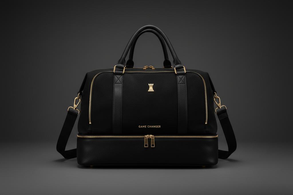 Game Changer Weekender on Charcoal Background